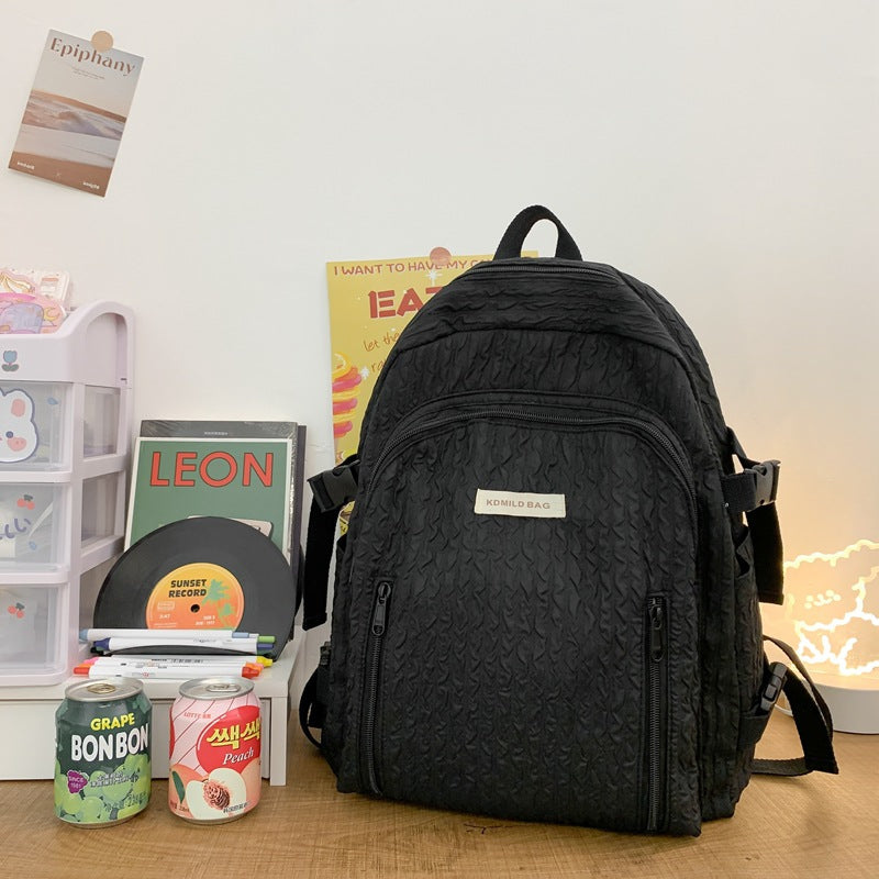 『A234296』韓版花紋手提雙肩包