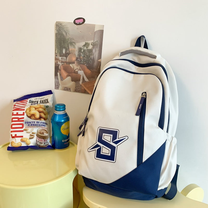 『A2362410』日系簡約休閒多功能雙肩包