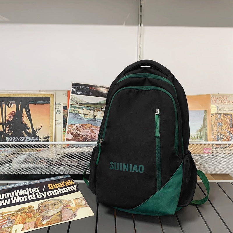 『A234297』日系潮流字母大容量雙肩包