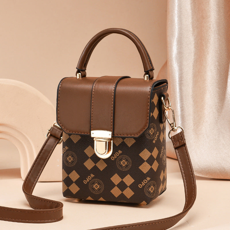 『C2342928』韓版簡約印字手機包