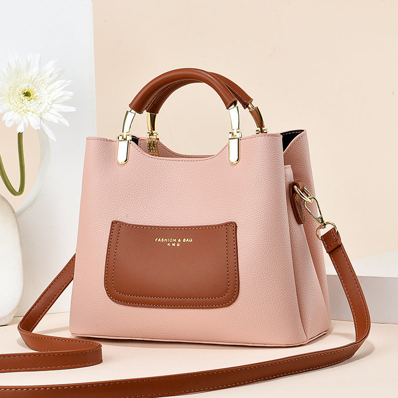 『C239162』歐美大容量通勤手提單肩包