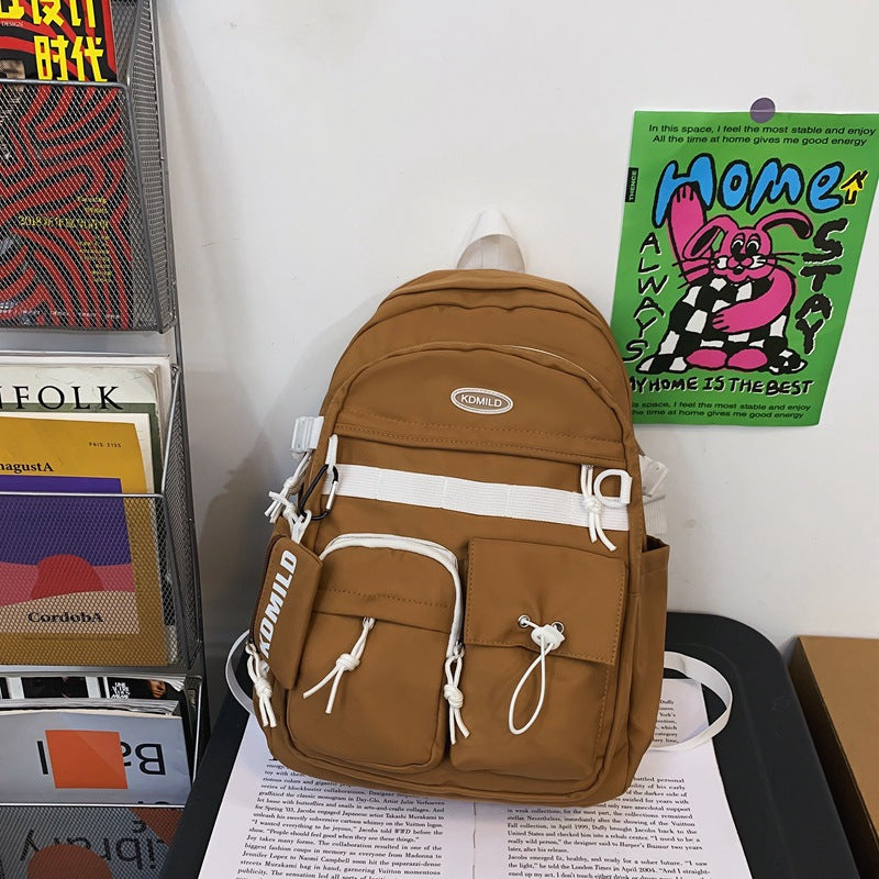 『A2332027』街頭潮流大容量學生雙肩包