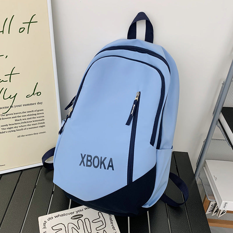 『A2332040』韓版潮流雙色大容量學生包