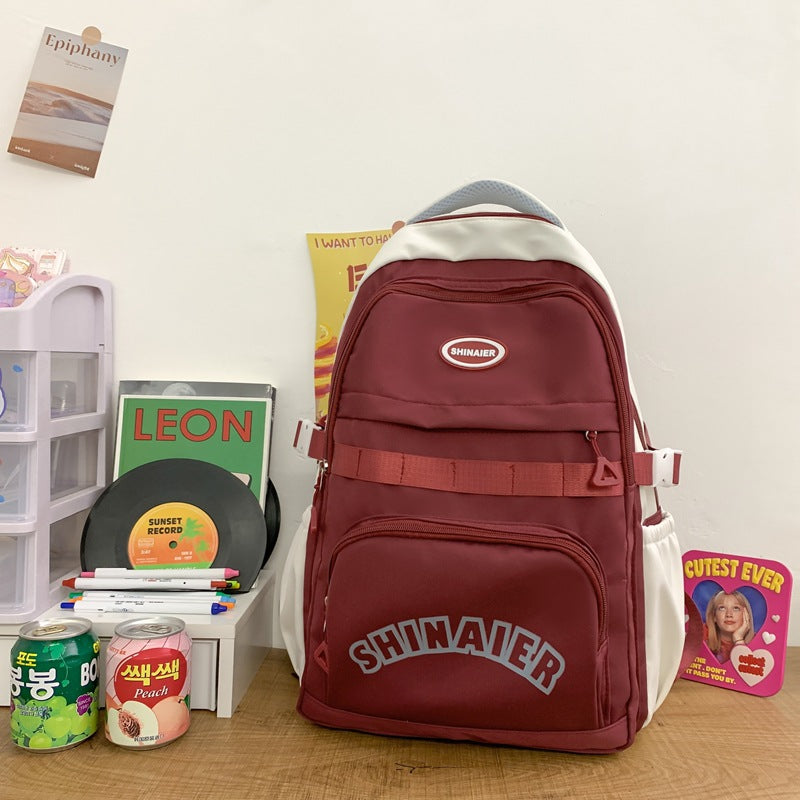 『A2342229』韓版休閒簡約雙肩包