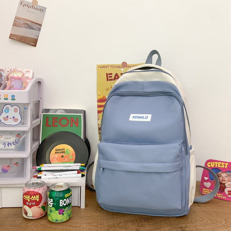 『A2332025』簡約大容量雙色雙肩包