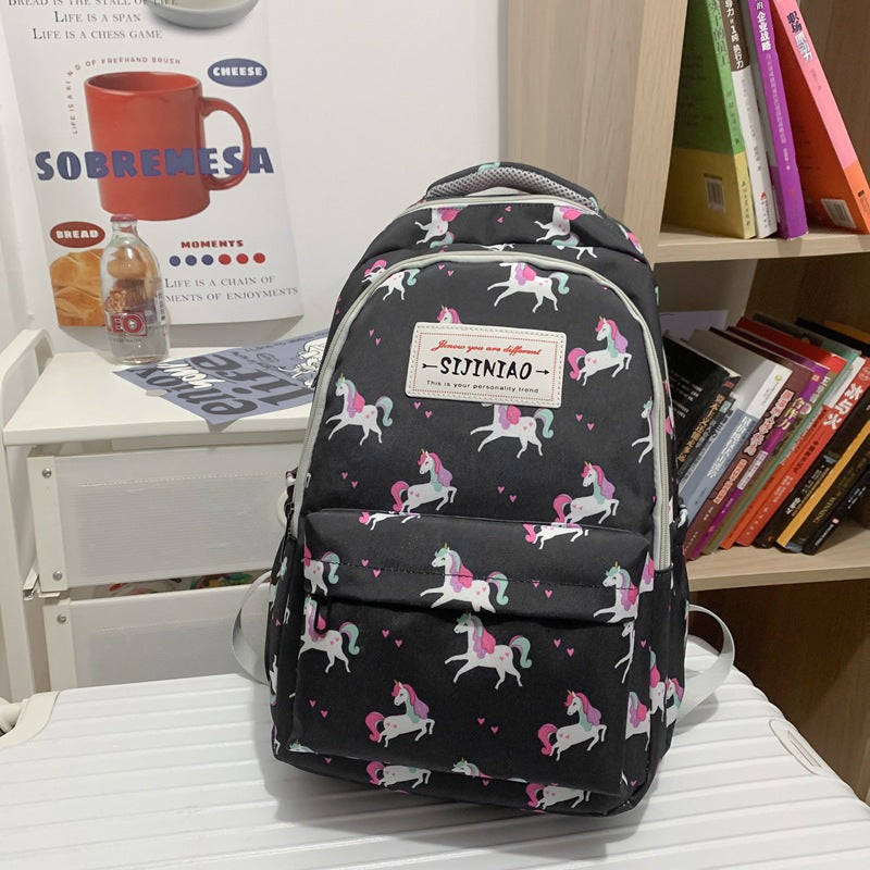 『A2332011』大容量塗鴉學生包