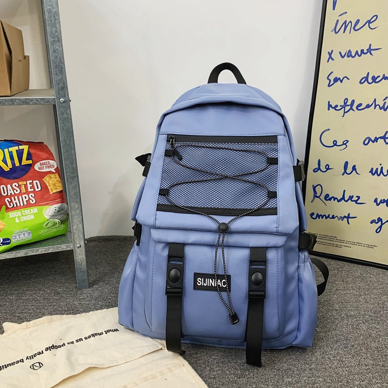 『A2332052』韓版抽繩大容量雙肩包