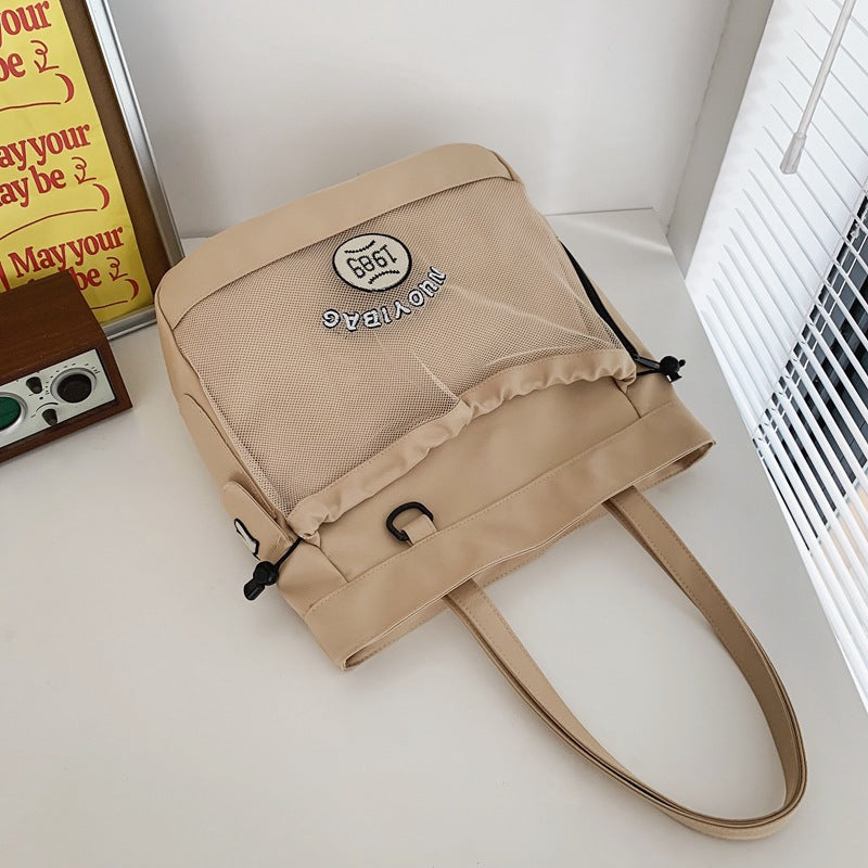 『A2332049』日系純色大容量手提包